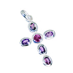 Garnet Tiny Mexican Silver multiple Hazel Graceful Red Pendant Jewelry