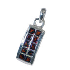 Garnet Essential Egyptian 925 Silver multiple Amanda Sophisticated Red Pendant Jewelry