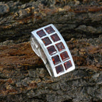 Garnet Tiny Moroccan Silver multiple Natalia Heart Red Pendant Jewelry