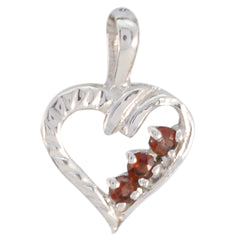 Garnet Delicate Moroccan Sterling Silver multiple Red Pendant