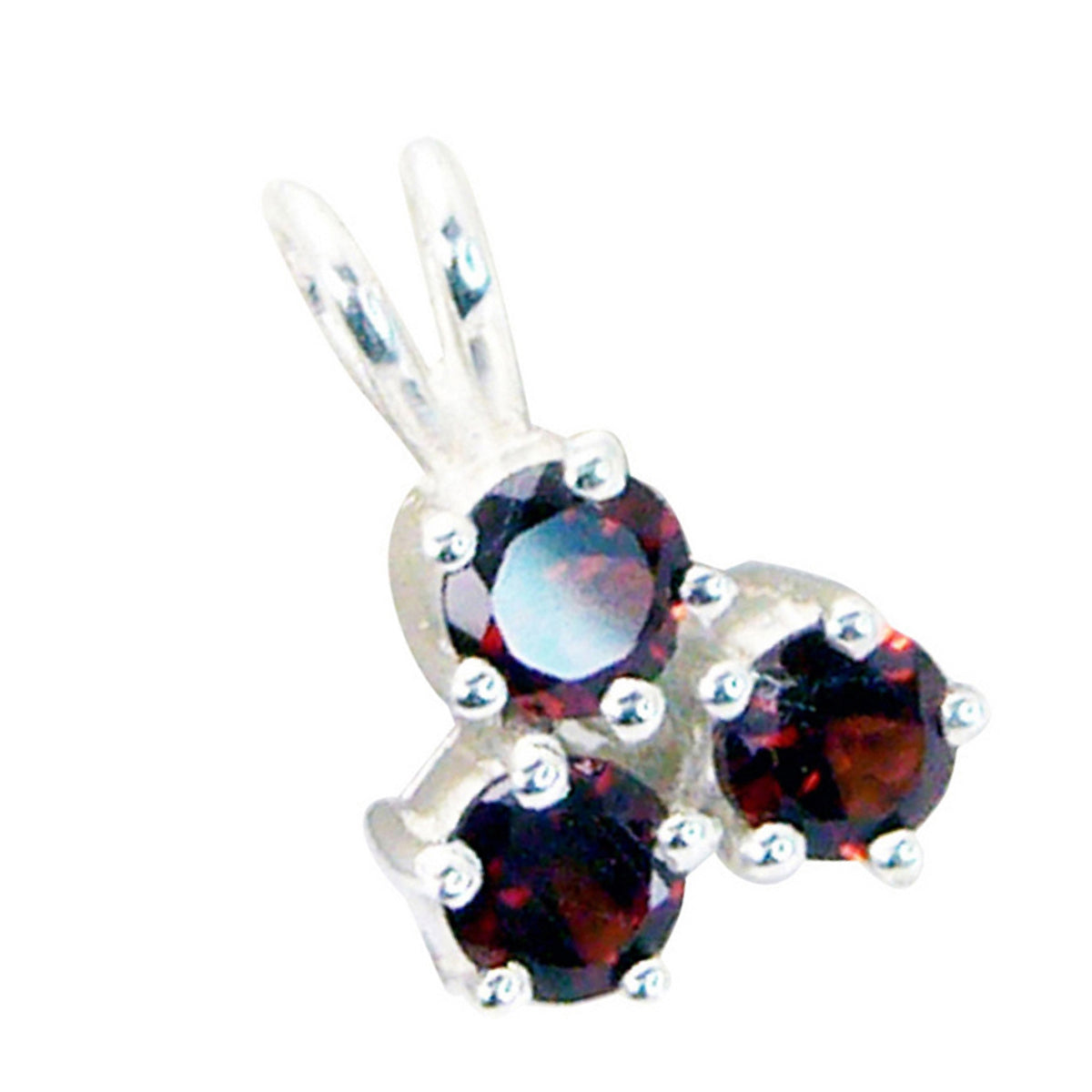 Garnet Featherlight Turkish 92.5 Silver Trilogy Hanna Trendy Red Pendant Jewellery