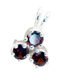 Garnet Featherlight Turkish 92.5 Silver Trilogy Hanna Trendy Red Pendant Jewellery