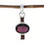 Garnet Whisper-thin Moroccan Sterling Silver Trilogy Red Pendant