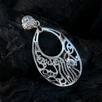 Garnet Classic Mexican Sterling Silver quarter Isabelle antique Red Pendant Jewellery