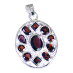Garnet Essential Egyptian Sterling Silver multiple Julia Eternity Red Pendant Jewellery