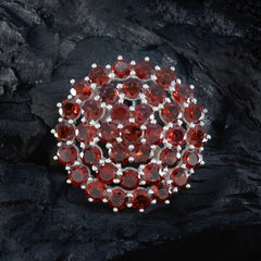 ガーネットステートメントメキシカンシルバーマルチオーロラボヘミアンレッドペンダントジュエリー