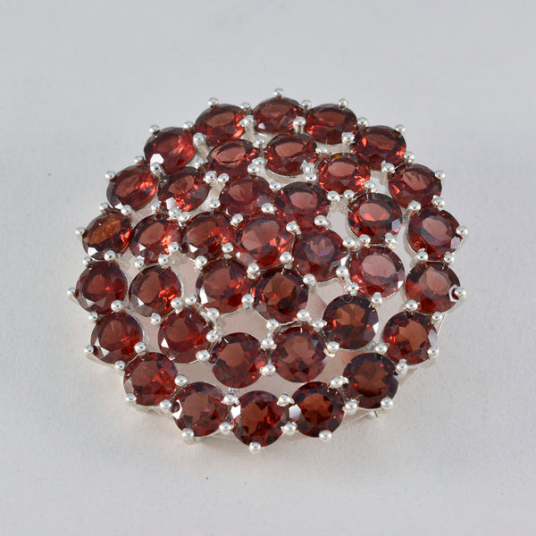 Garnet Statement Mexican Silver multiple Aurora Boho Red Pendant Jewelry