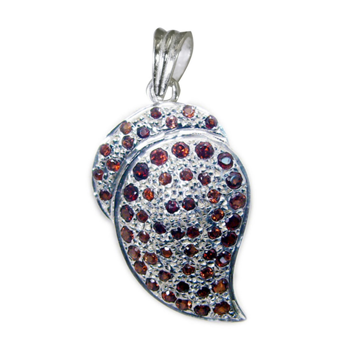 Garnet Classic Australian 925 Silver multiple Red Pendant