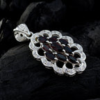 Garnet Slim Indian 92.5 Silver multiple Araya Luxurious Red Pendant Jewellery