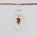 Garnet Edgy Australian 925 Silver multiple Teresa Love Red Pendant Jewelry