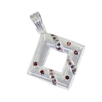 Garnet Featherlight African Silver multiple Yasmin Love Red Pendant Jewelry