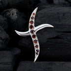 Garnet Dainty African Silver multiple Ángeles Armor Red Pendant Jewelry