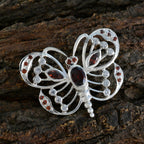 Garnet Featherlight African Sterling Silver multiple Ivana Love Red Pendant Jewellery