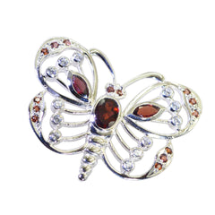 Garnet Featherlight African Sterling Silver multiple Ivana Love Red Pendant Jewellery