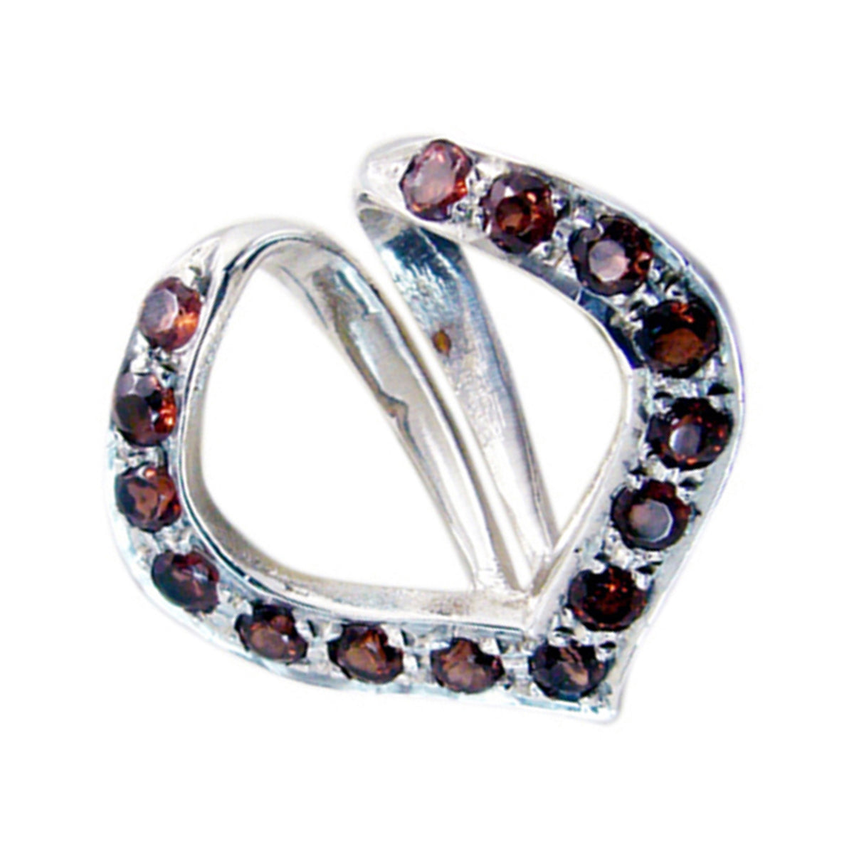 Garnet Classic African Sterling Silver multiple Lourdes Fairytale Red Pendant Jewellery