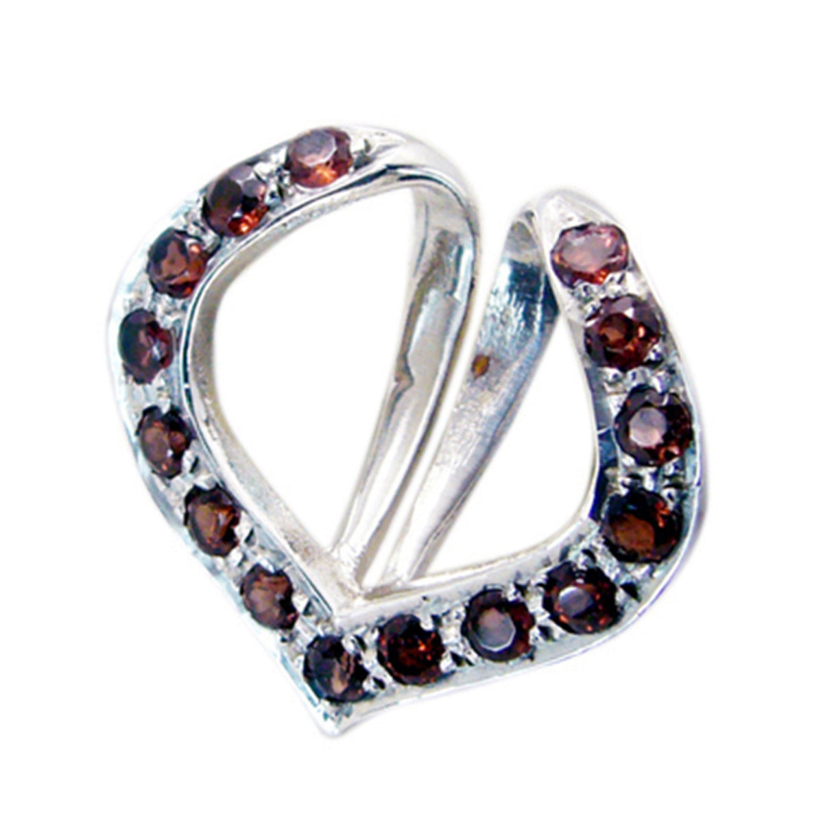 Garnet Classic African Sterling Silver multiple Lourdes Fairytale Red Pendant Jewellery