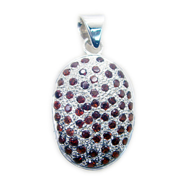 Garnet Tiny Australian 92.5 Silver multiple Red Pendant
