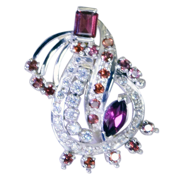 Garnet Featherlight Australian 92.5 Silver multiple Camilla Love Red Pendant Jewellery