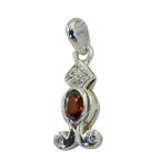 Garnet Featherlight Indian Silver multiple Red Pendant