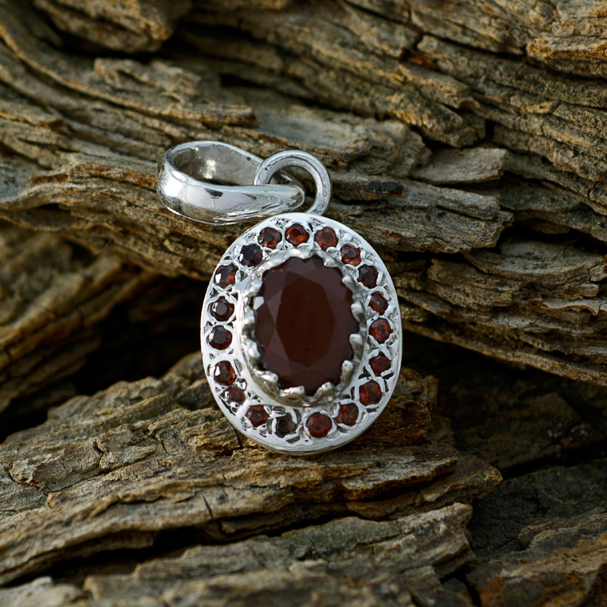 Garnet Whisper-thin Middle Eastern 925 Silver multiple Lili Trendy Red Pendant Jewelry Второстепенное изображение товара