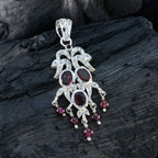 Garnet Whisper-thin Indian Silver multiple Maria Love Red Pendant Jewelry