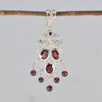 Garnet Whisper-thin Indian Silver multiple Maria Love Red Pendant Jewelry