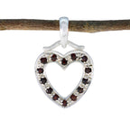 Garnet Delicate Indian Sterling Silver multiple Red Pendant