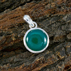 Green Onyx Featherlight Spanish 925 Silver Solitaire Luisa Love Green Pendant Jewelry