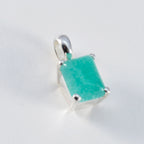 Indian Emerald Dainty German 92.5 Silver Solitaire Teresa Romantic Green Pendant Jewellery