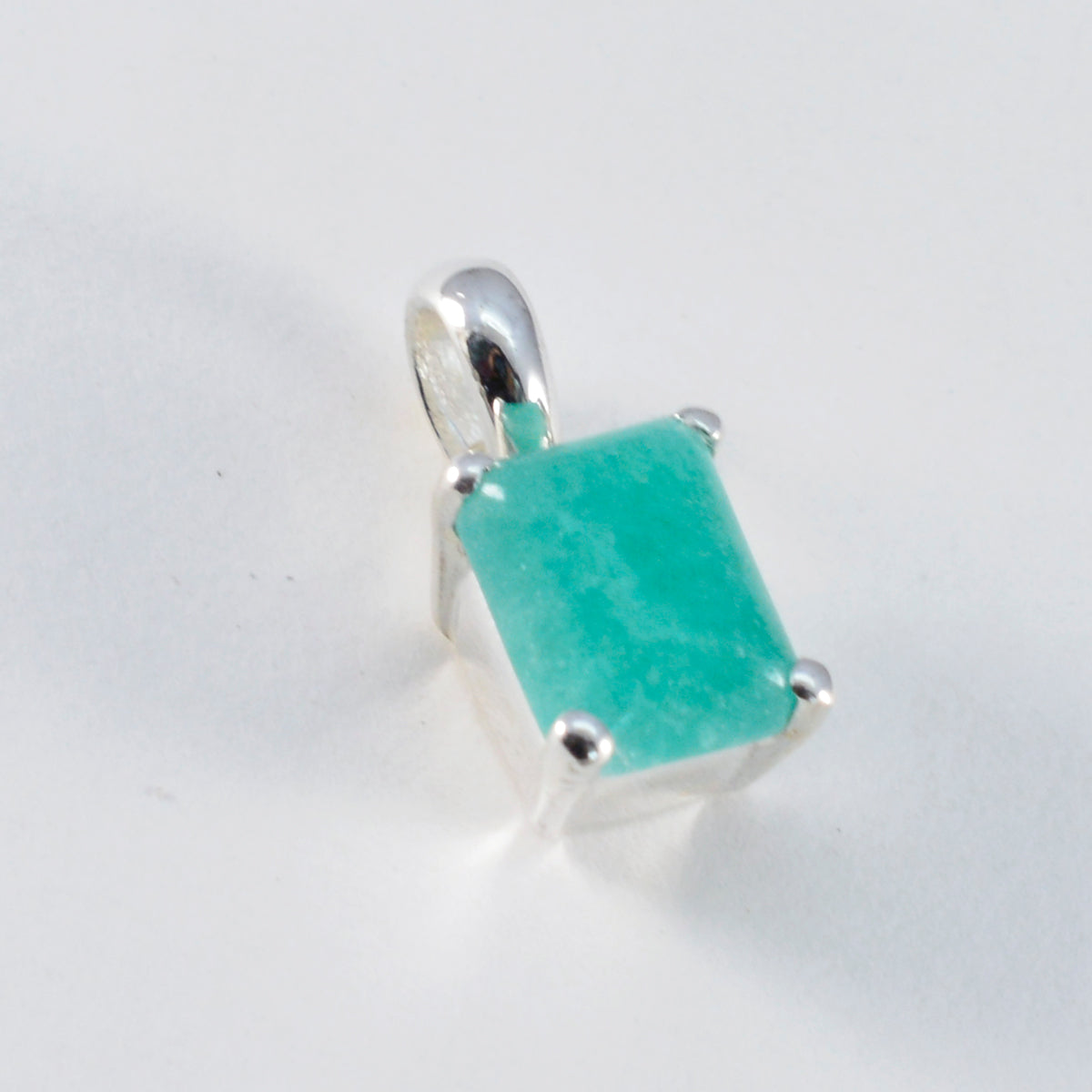 Indian Emerald Dainty German 92.5 Silver Solitaire Teresa Romantic Green Pendant Jewellery