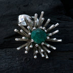 Iolite Eye-catching French Silver Solitaire Pilar Armor Blue Pendant Jewelry