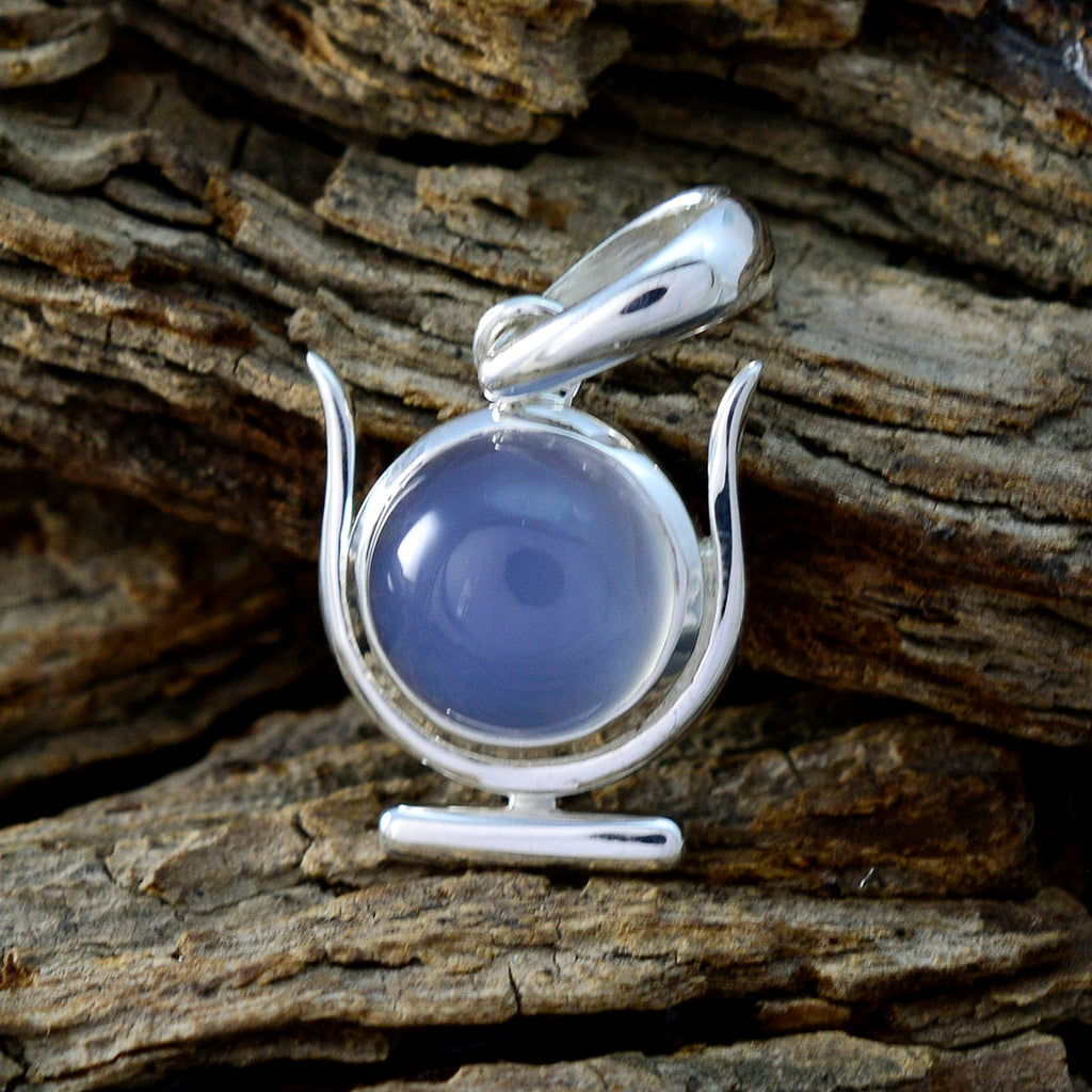Iolite Delicate Spanish 92.5 Silver Solitaire Laura Glamorous Blue Pendant Jewellery