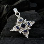 Iolite Minimal Mexican Silver multiple Lili Cocktail Blue Pendant Jewelry