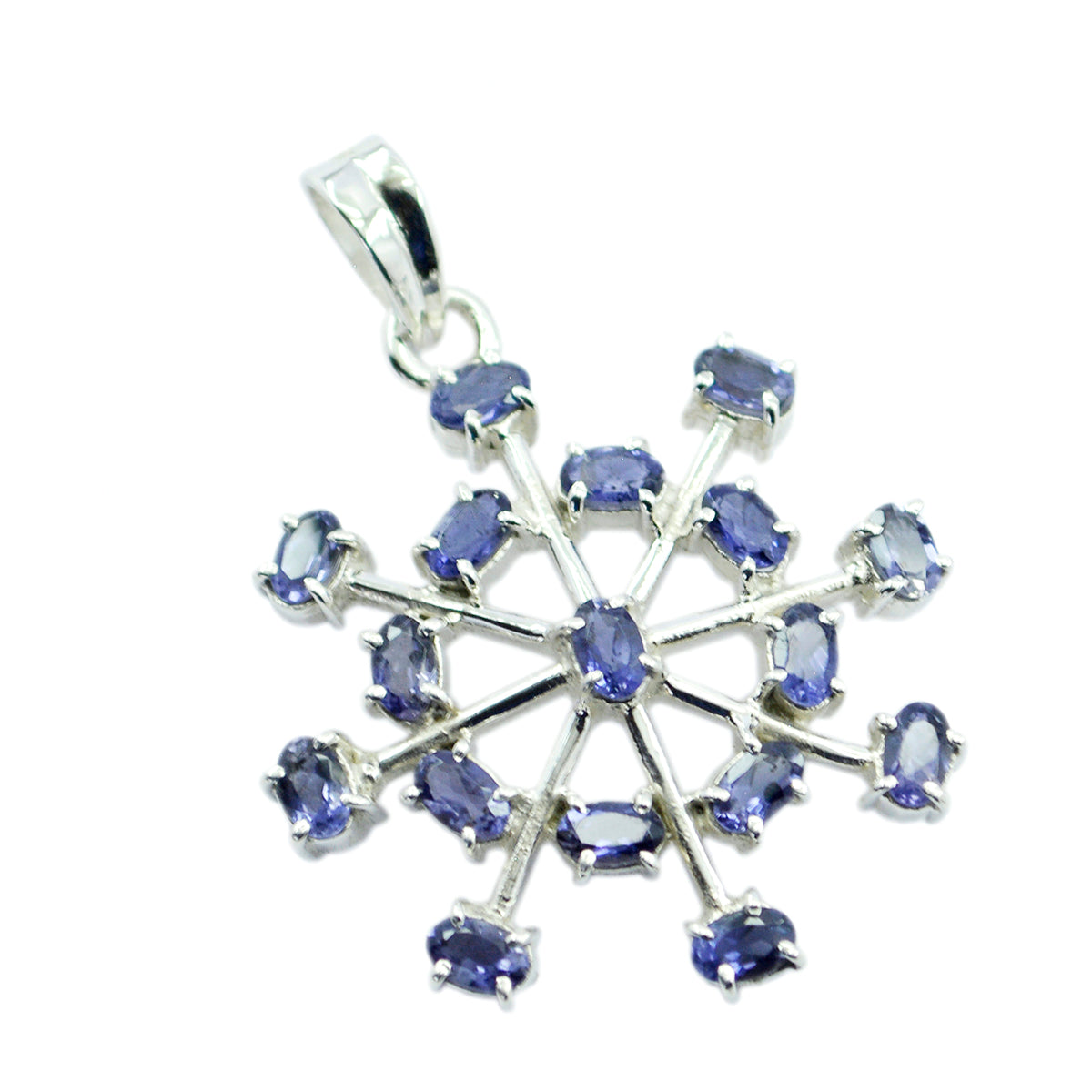 Iolite Eye-catching Moroccan 925 Silver multiple Dayana Contemporary Blue Pendant Jewelry
