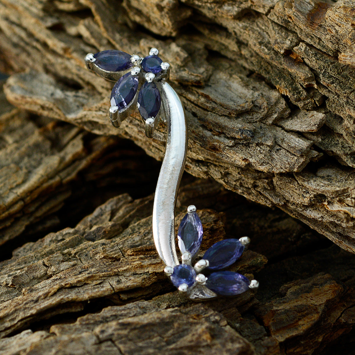 Pendentif délicat en iolite turque en argent 92,5, Ana Fairytale Blue Image secondaire du produit