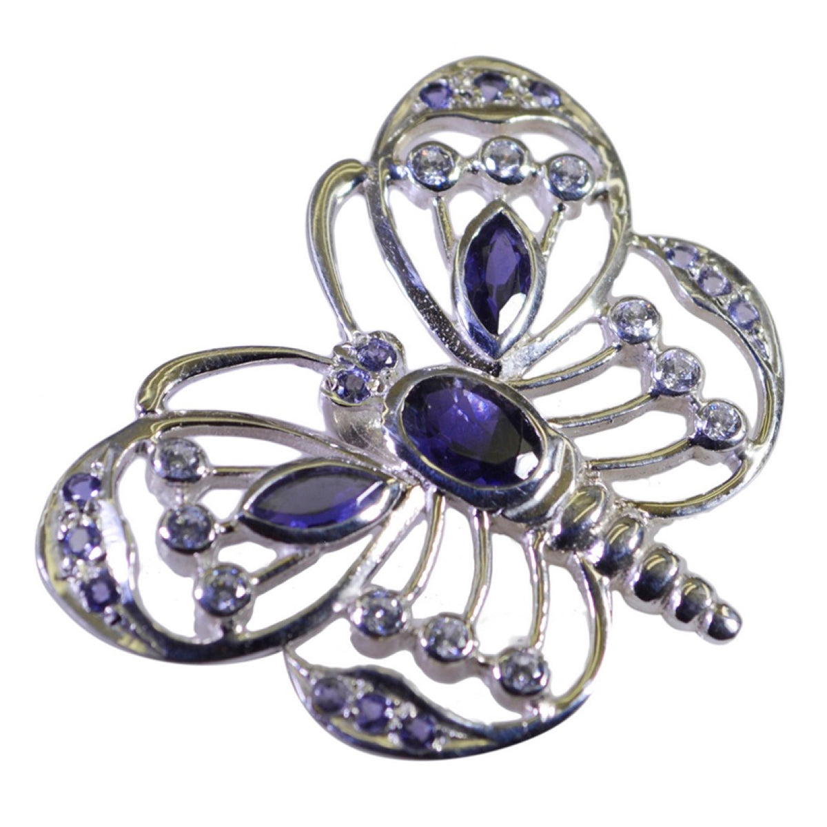 Iolite Whisper-thin Middle Eastern 925 Silver multiple Joaquina Engagement Blue Pendant Jewelry