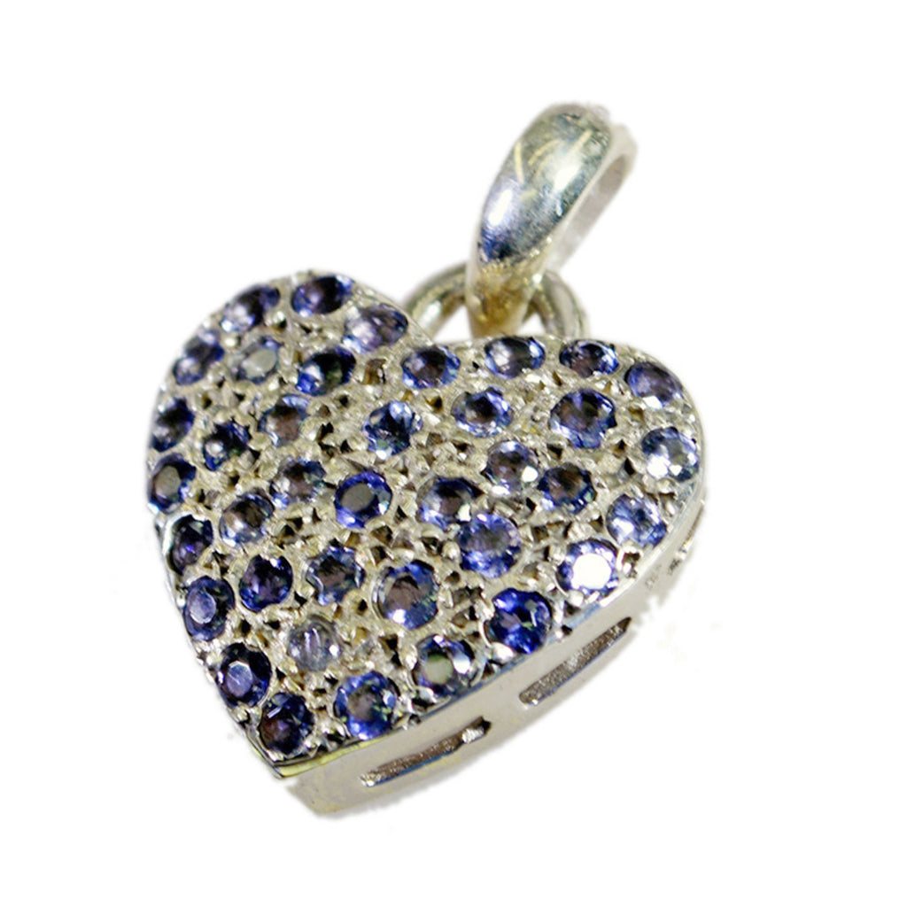 Iolite Dainty African Sterling Silver multiple María Armor Blue Pendant Jewellery