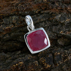 Indian Ruby Dainty Italian 925 Silver Solitaire Nella propsel Red Pendant Jewelry