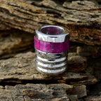 Indian Ruby Slim Moroccan 92.5 Silver multiple Camila Armor Red Pendant Jewellery