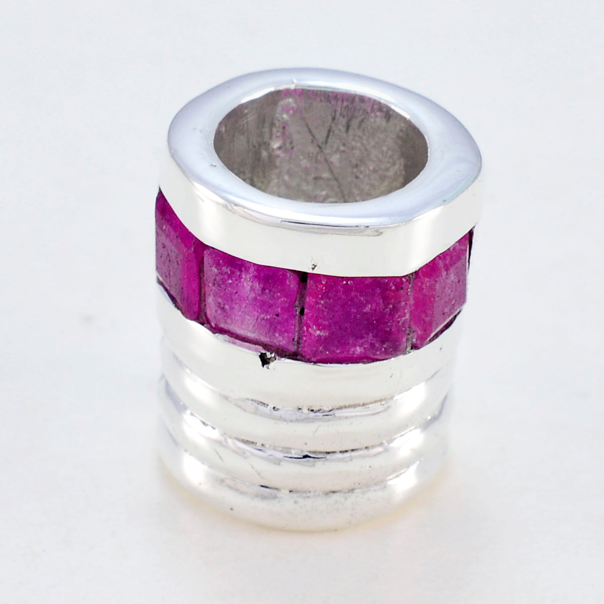 Indian Ruby Slim Moroccan 92.5 Silver multiple Camila Armor Red Pendant Jewellery