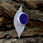 Indian Blue Sapphire Dainty French 92.5 Silver Solitaire Katharina Contemporary Blue Pendant Jewellery