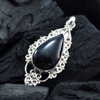 Jasper Essential Russian 925 Silver Solitaire Zoe Rope-Wire Gray Pendant Jewelry