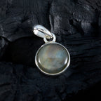 Labradorite Whisper-thin Mexican 92.5 Silver Solitaire Addison Armor Gray Pendant Jewellery