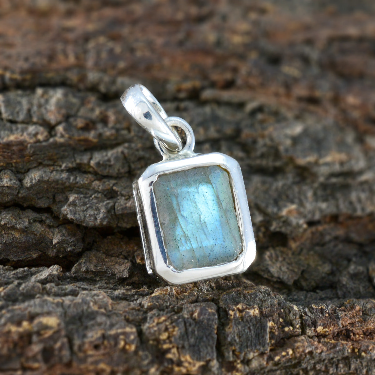 Labradorite Dainty Spanish 92.5 Silver Solitaire Lourdes Engagement Gray Pendant Jewellery