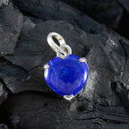 Lapis Lazuli Delicate Italian Silver Solitaire Gabriela Graceful Blue Pendant Jewelry