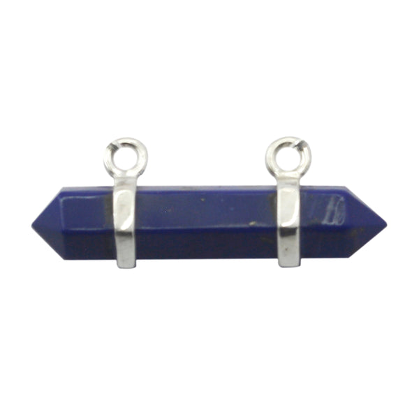 Lapis Lazuli Featherlight Latin American Silver Solitaire Blue Pendant