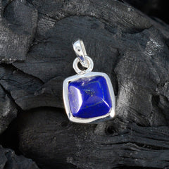 Lapis Lazuli Dainty Italian 92.5 Silver Solitaire Bella Trendy Blue Pendant Jewellery