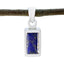 Lapis Lazuli Delicate German 925 Silver Solitaire Blue Pendant