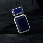 Lapis Lazuli Whisper-thin Moroccan 92.5 Silver Toi et Moi Agustina Cocktail Blue Pendant Jewellery
