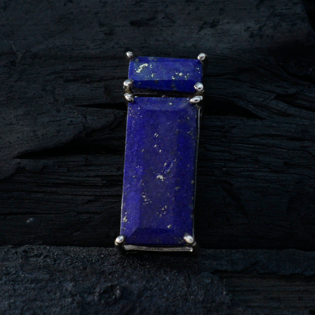 Lapis Lazuli Elegant Japanese 92.5 Silver Toi et Moi Emi propsel Blue Pendant Jewellery